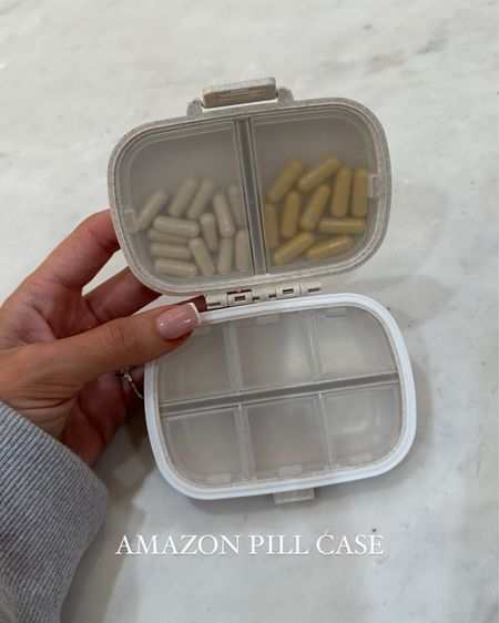 Pill case Amazon travel must haves 