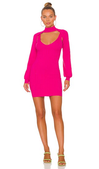 Catey Two Piece Dress in Fuchsia | Revolve Clothing (Global)