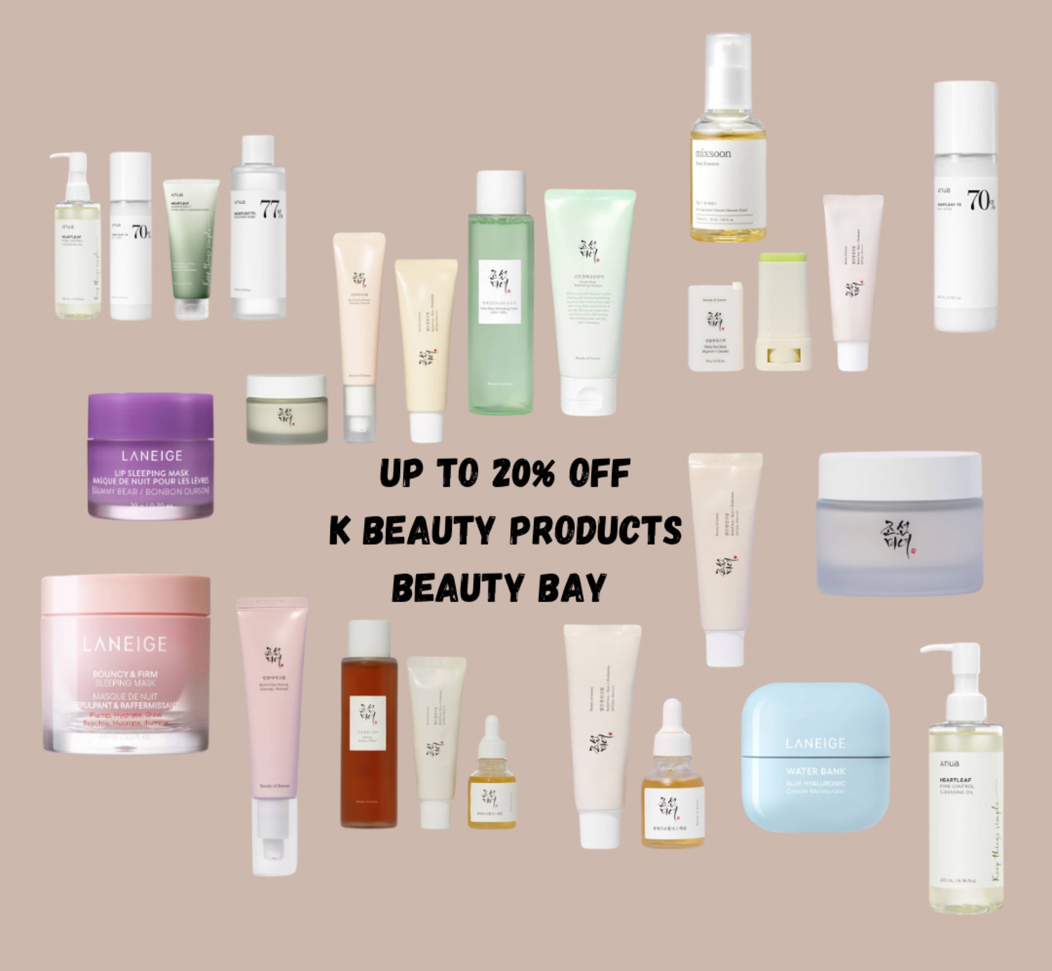 Beauty Bay is currently offering up to 20% off on my favorite Korean skincare products—this is the perfect chance to stock up on your staples or try something new! They also have amazing bundles on sale, so don’t miss out on these bargains!

#LTKbeauty #LTKWinterSale #LTKwinter