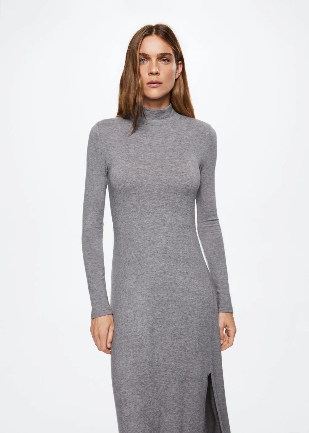 Knit midi dress -  Women | Mango United Kingdom | MANGO (UK)