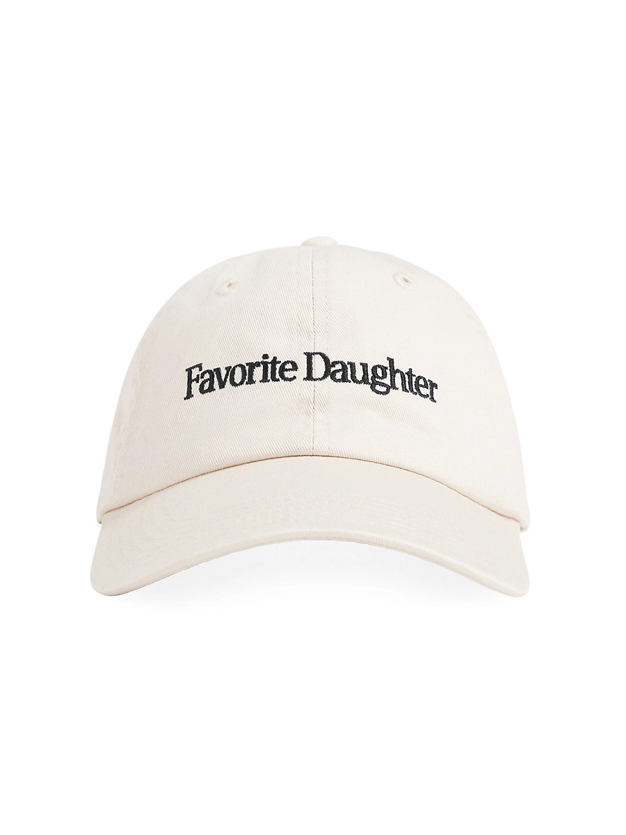 Women's Favorite Daughter x SNL Classic Logo Baseball Hat - Khaki | Saks Fifth Avenue