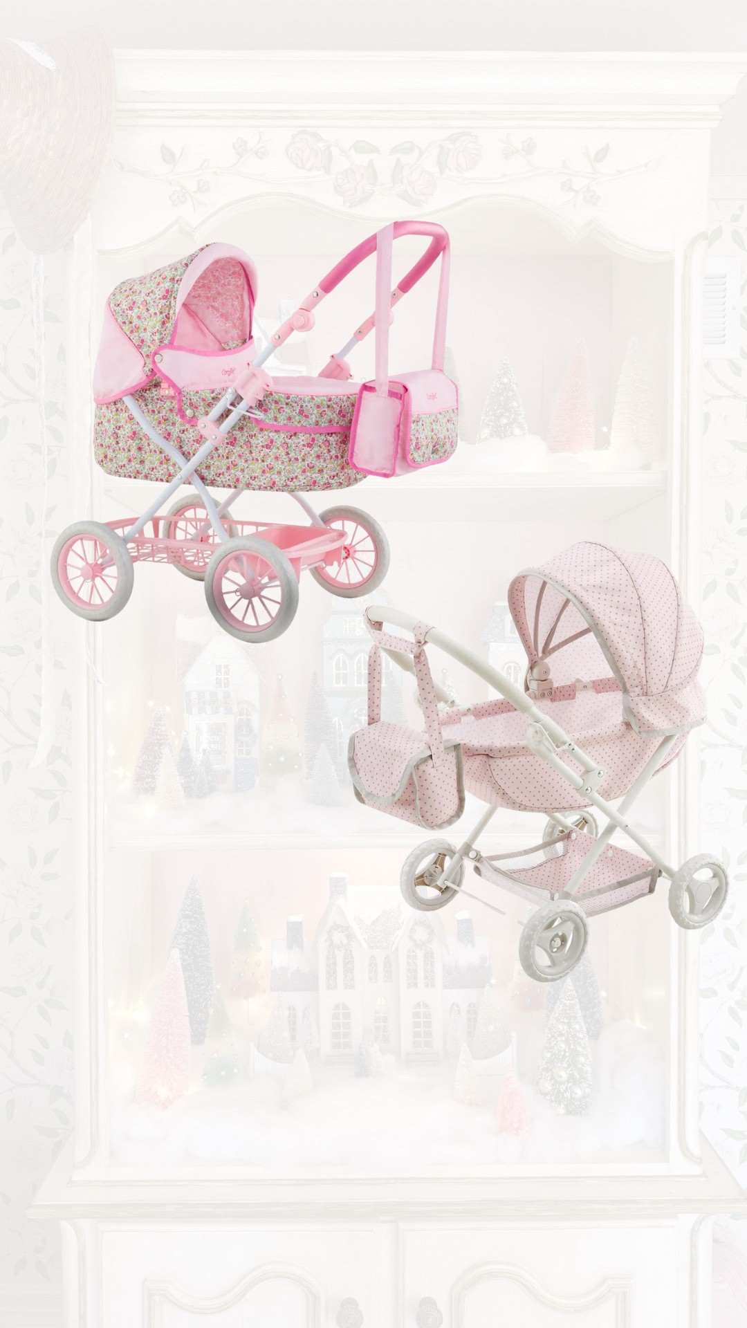 Sweet baby doll prams! 🤍 These make such a beautiful “wow” gift under the tree!