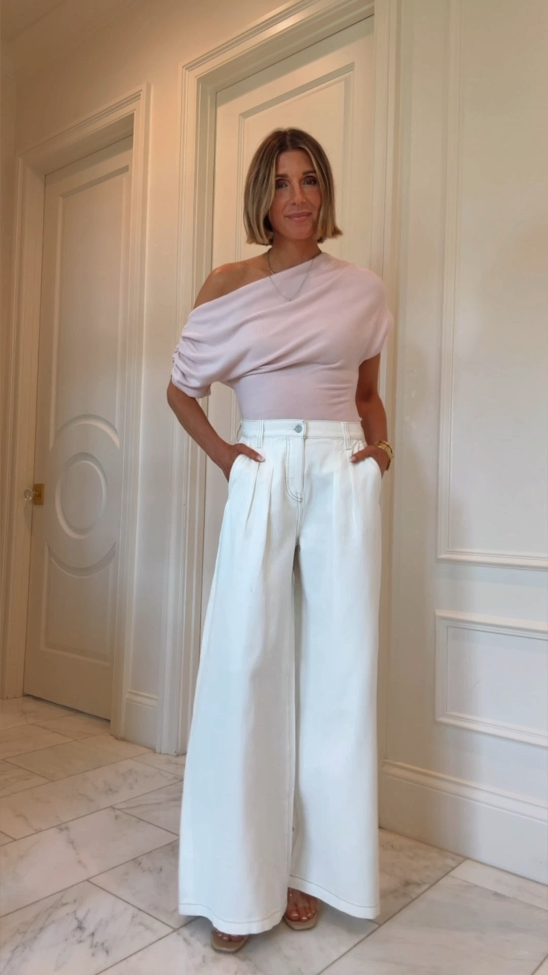 Summer date night - this top
Is so pretty and so soft and stretchy