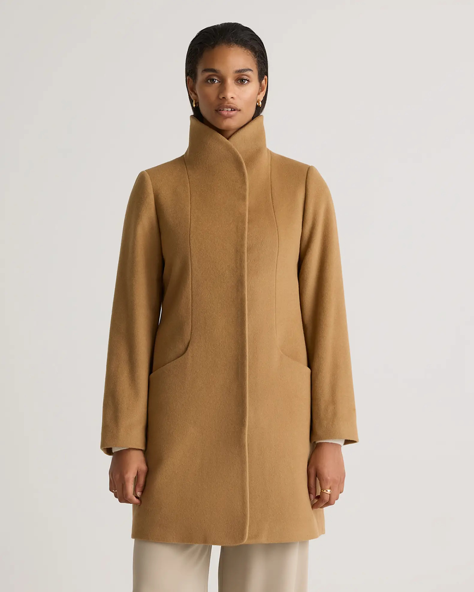 Italian Wool Cocoon Coat | Quince