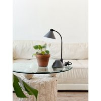 Small Gray Led Desk Office Gooseneck Table Lamp | Adjustable | Etsy (US)