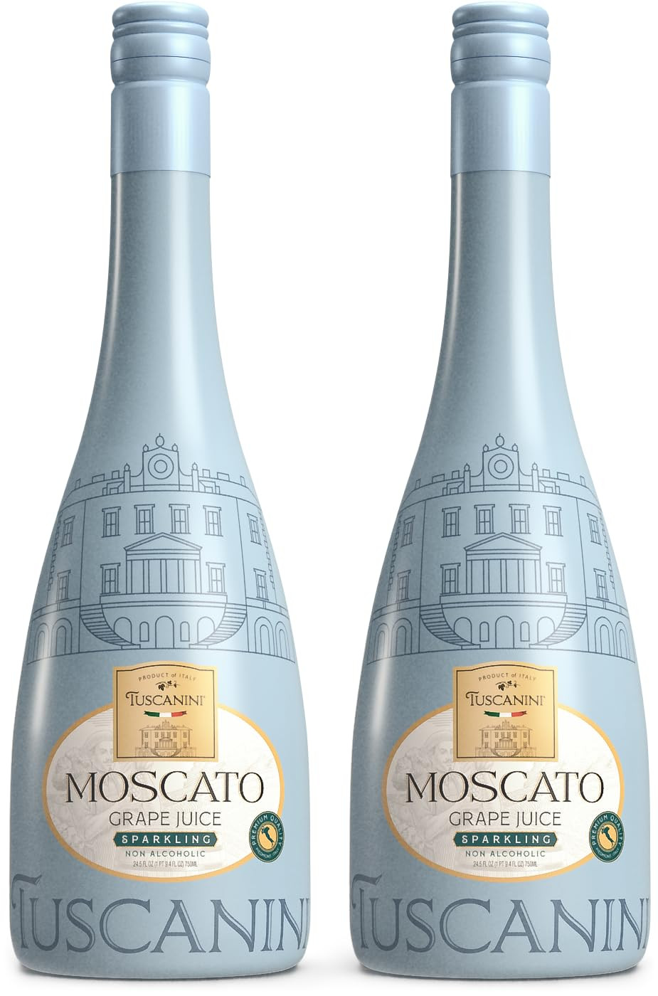 Tuscanini Sparkling Moscato Grape Juice, 25.3oz (2 Pack) | Non Alcoholic Italian Moscato | Elegan... | Amazon (US)