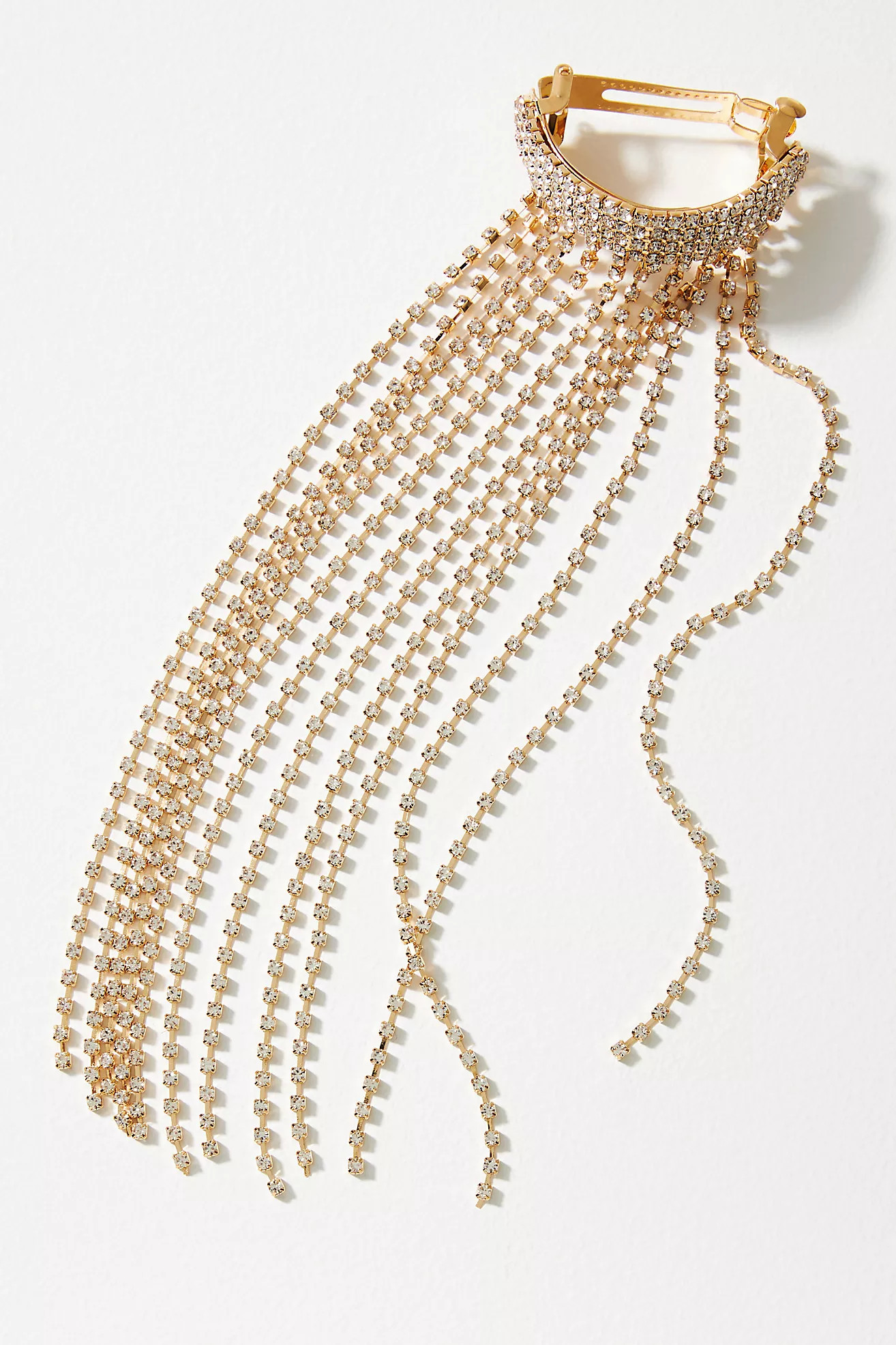 Crystal Fringe Ponytail Clip | Anthropologie (US)