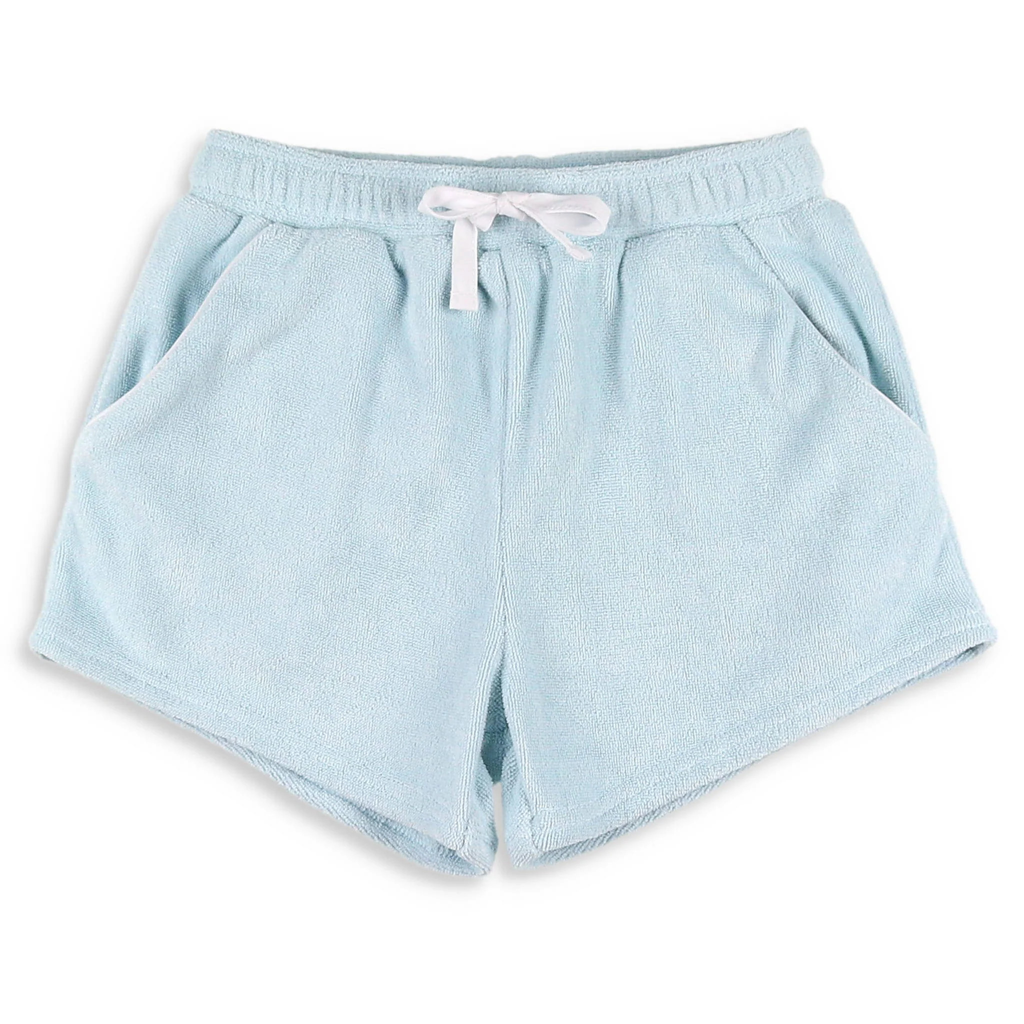 Boys Beach & Pool Shorts - Boca Blue Terry - Shrimp and Grits Kids | Shrimp and Grits Kids