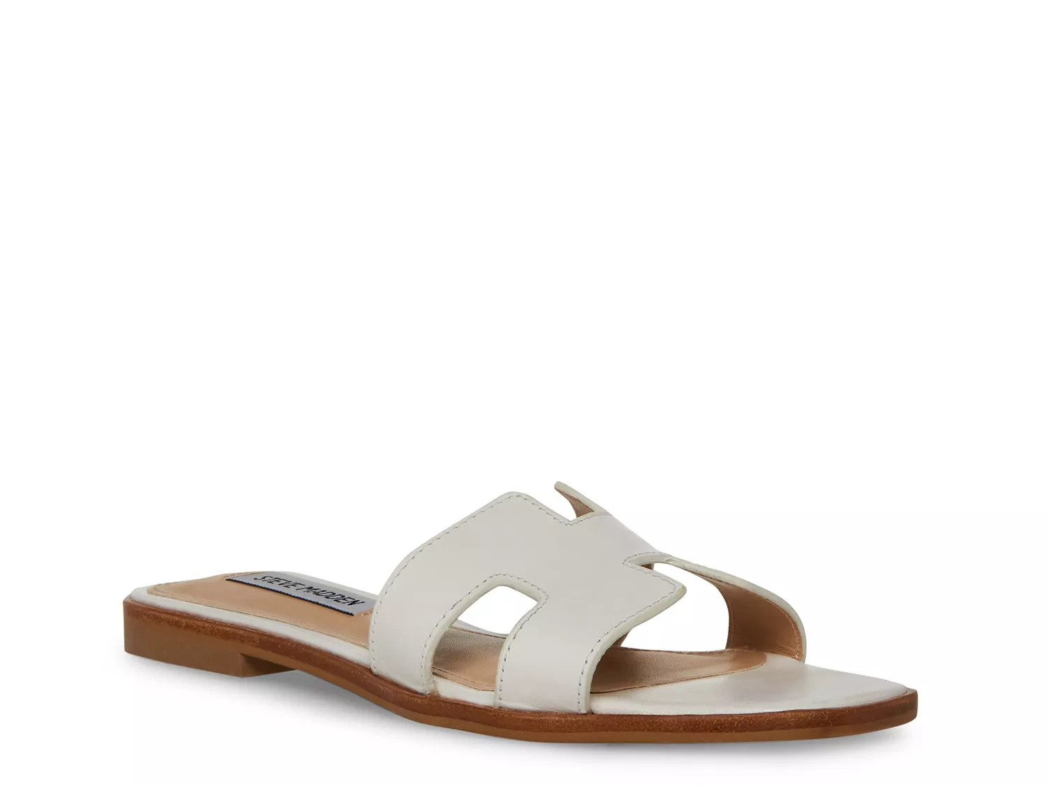 Steve Madden Hadyn Sandal | Women's | White Leather | Size 9.5 | Sandals | DSW
