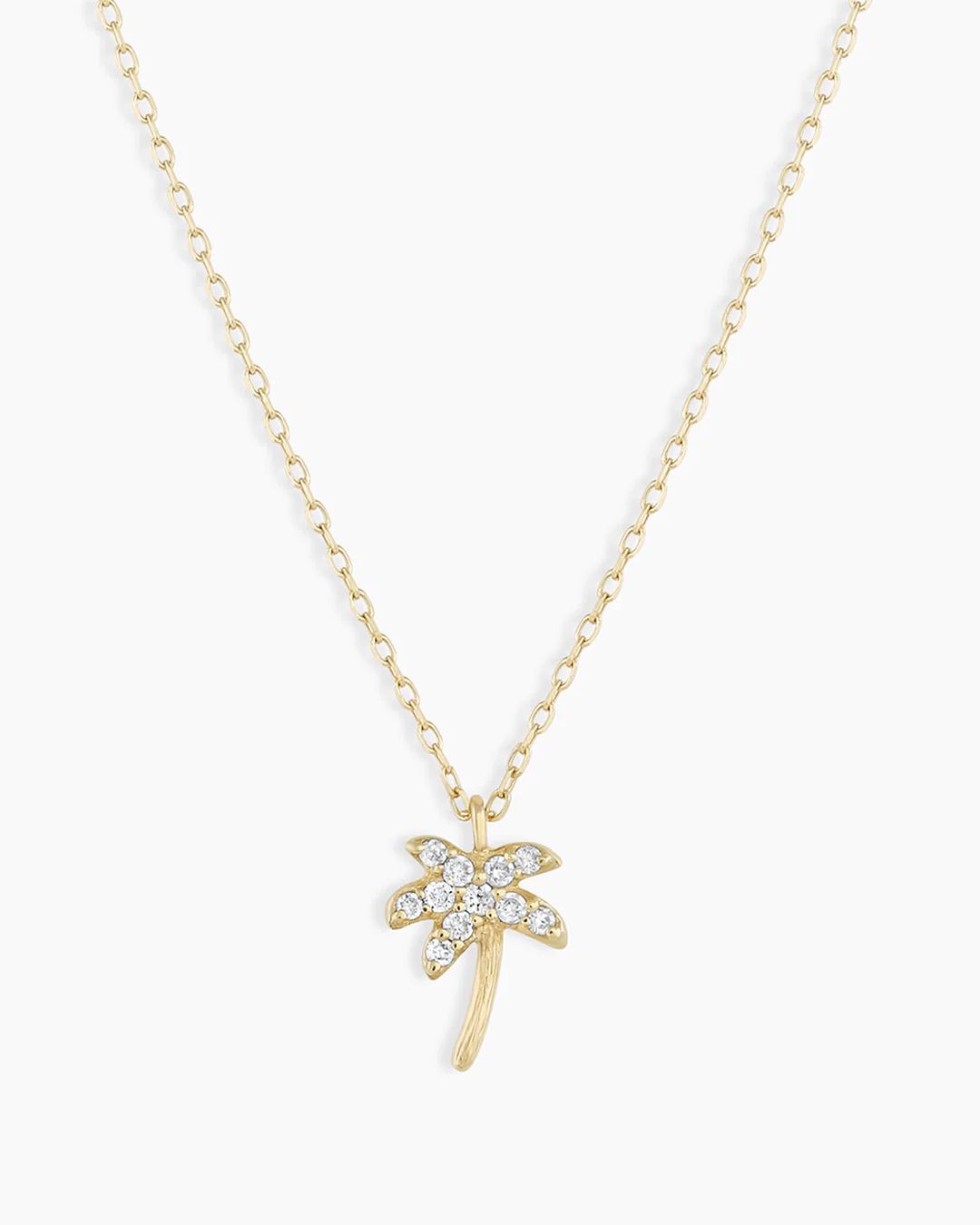 Diamond Palm Necklace | Gorjana
