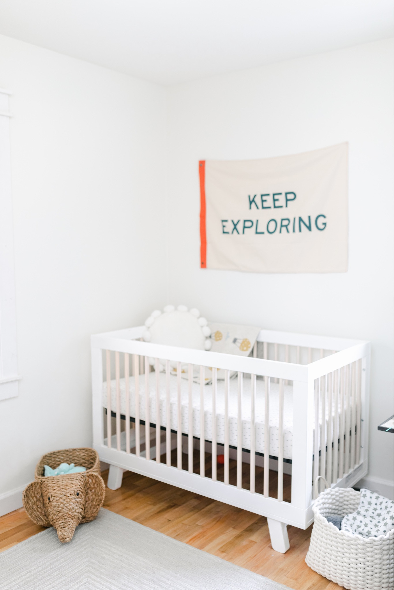 nursery decor. crib is from target, rug is from pottery barn - linked similar below. 

#nursery #babyessentials #nurseryroomdecor #homedecor #boynursery #nurserytheme #kidsroom 

#LTKbaby #LTKhome #LTKfamily
