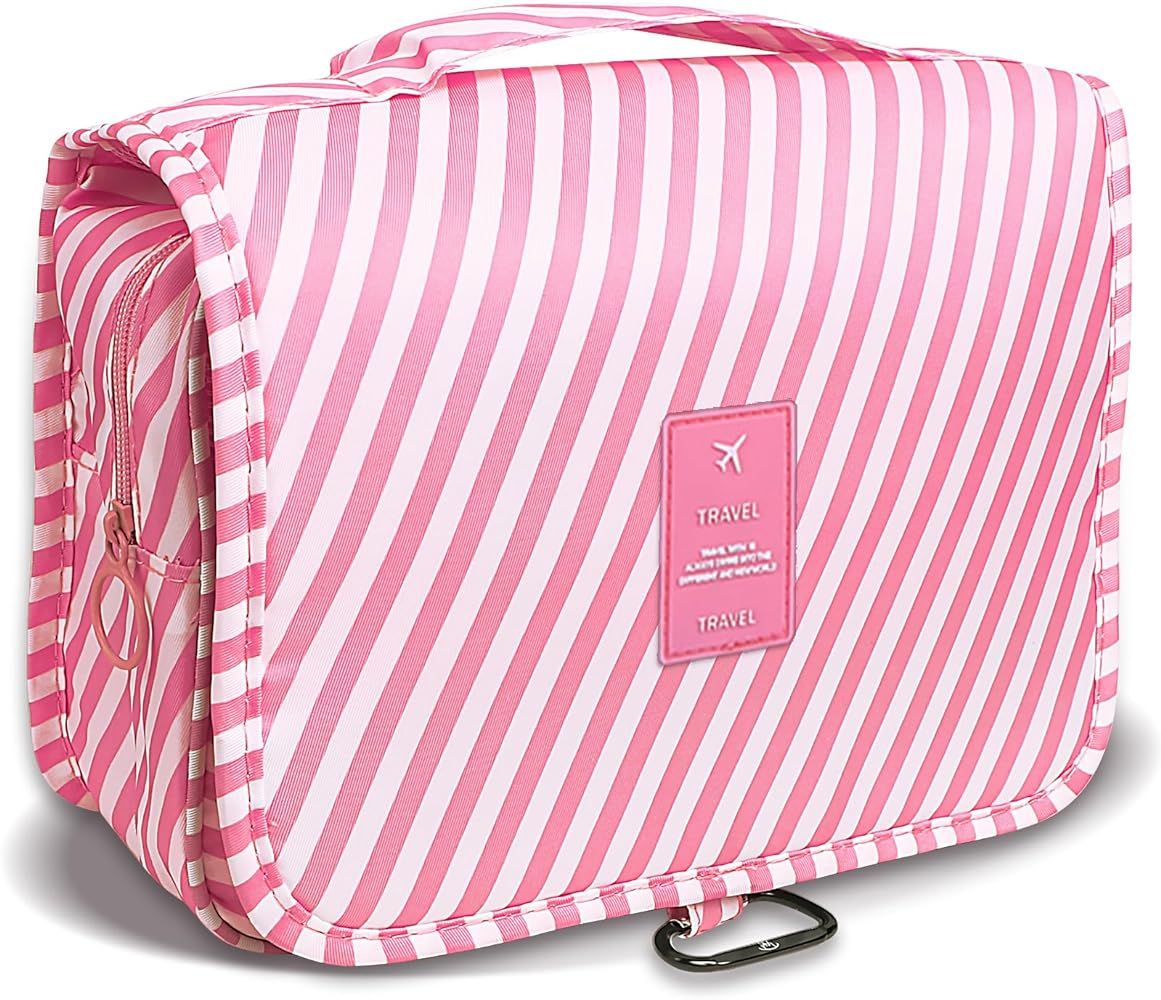 LAKIBOLE Toiletry Bag Multifunction Cosmetic Bag Portable Makeup Pouch Waterproof Travel Hanging ... | Amazon (US)