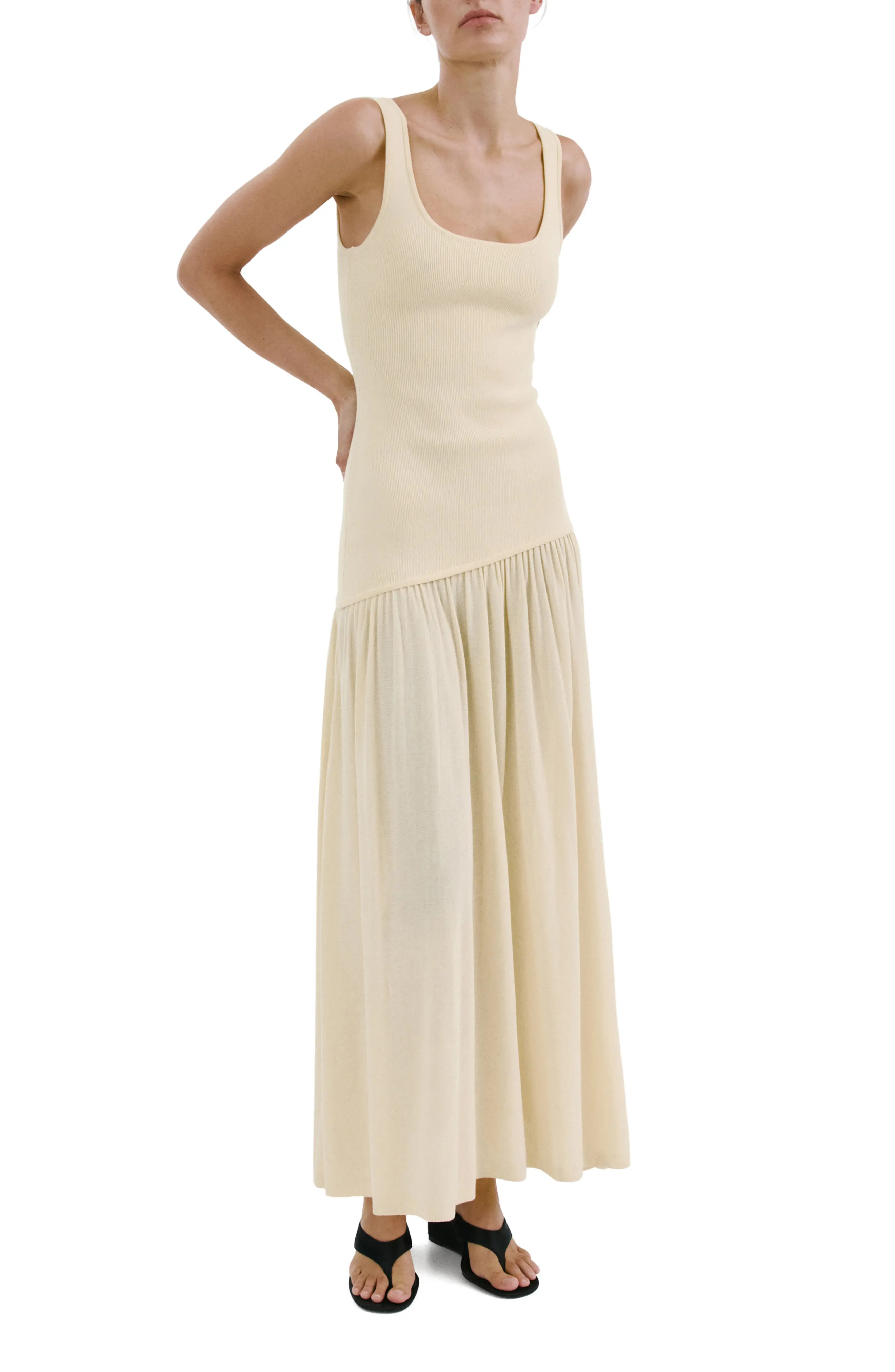 Asymmetric Cut Knit A-Line Dress (Women) | Nordstrom | Nordstrom