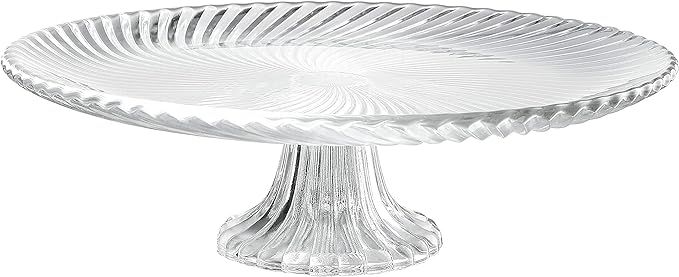 HyperSpace Footed Glass Cake Stand (12" Round) | Amazon (US)