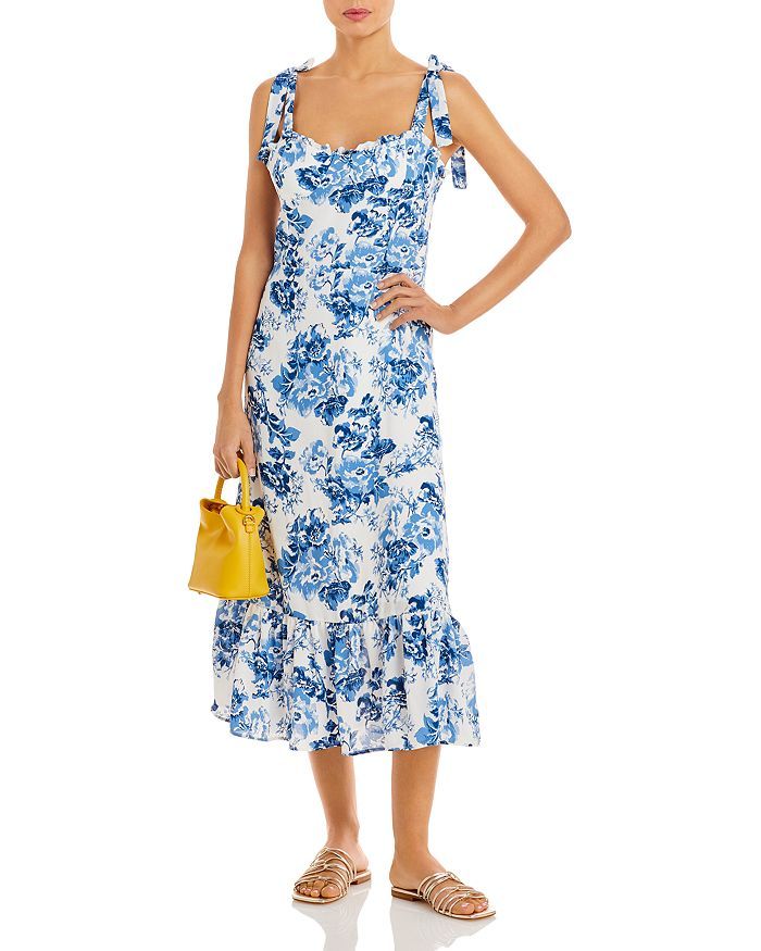 Toile De Jouy Sleeveless Floral Midi Dress - 100% Exclusive | Bloomingdale's (US)