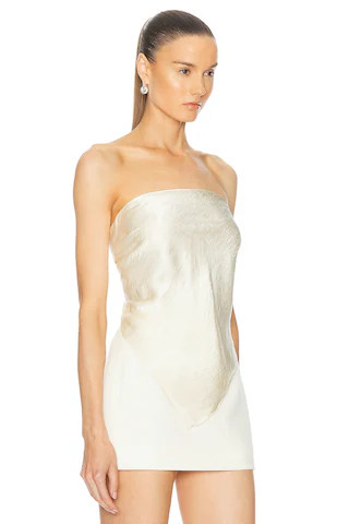 Textured Satin Scarf Top | FWRD 