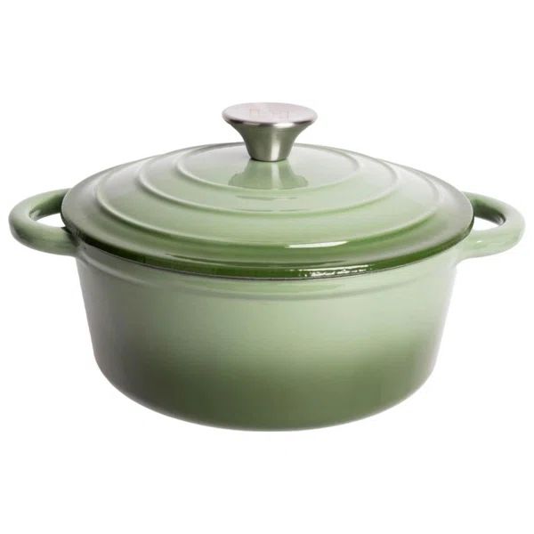 Lexi Home Enameled Cast Iron Round Dutch Oven | Wayfair North America