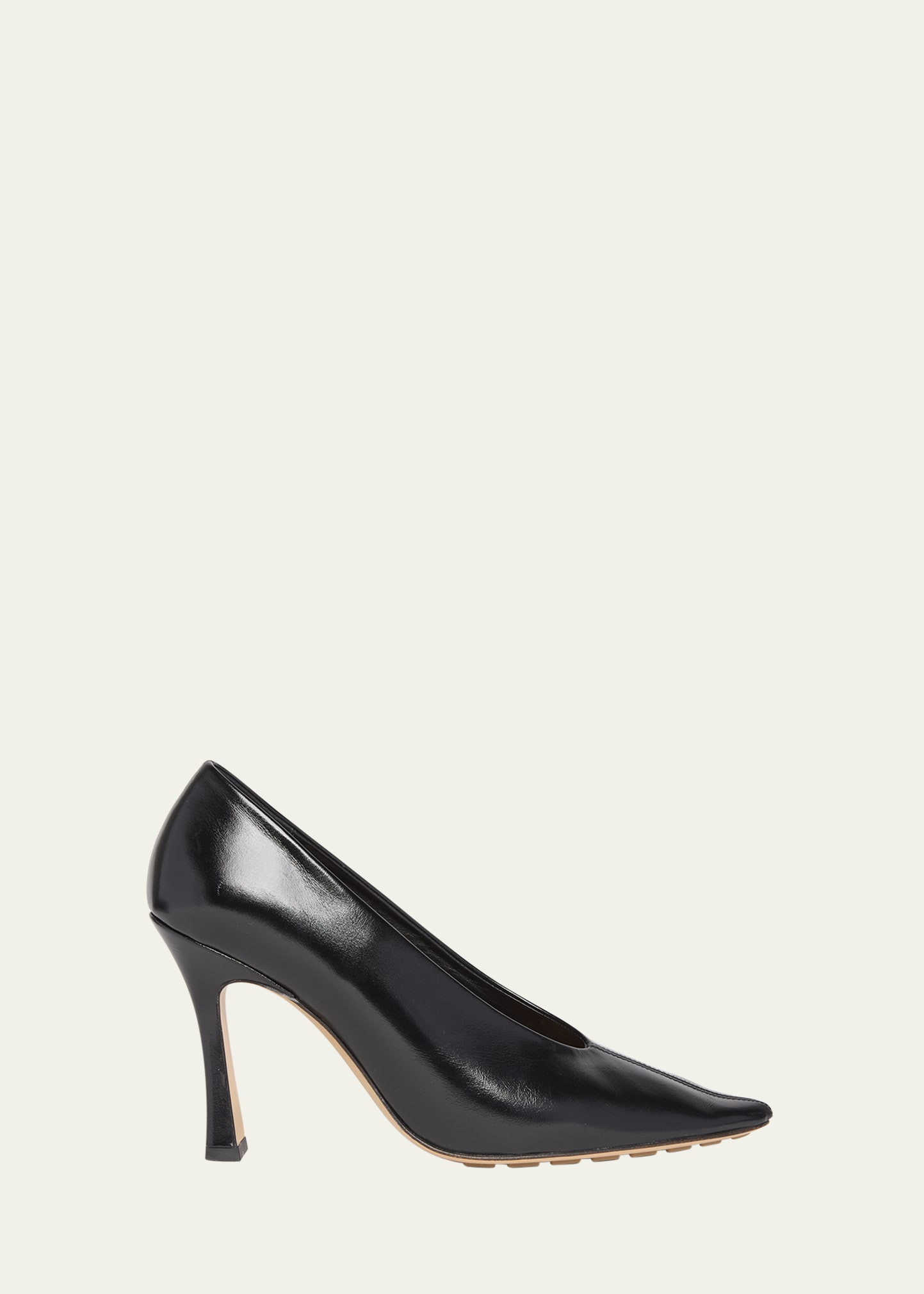 Bottega Veneta Leather Stiletto Sporty Pumps | Bergdorf Goodman