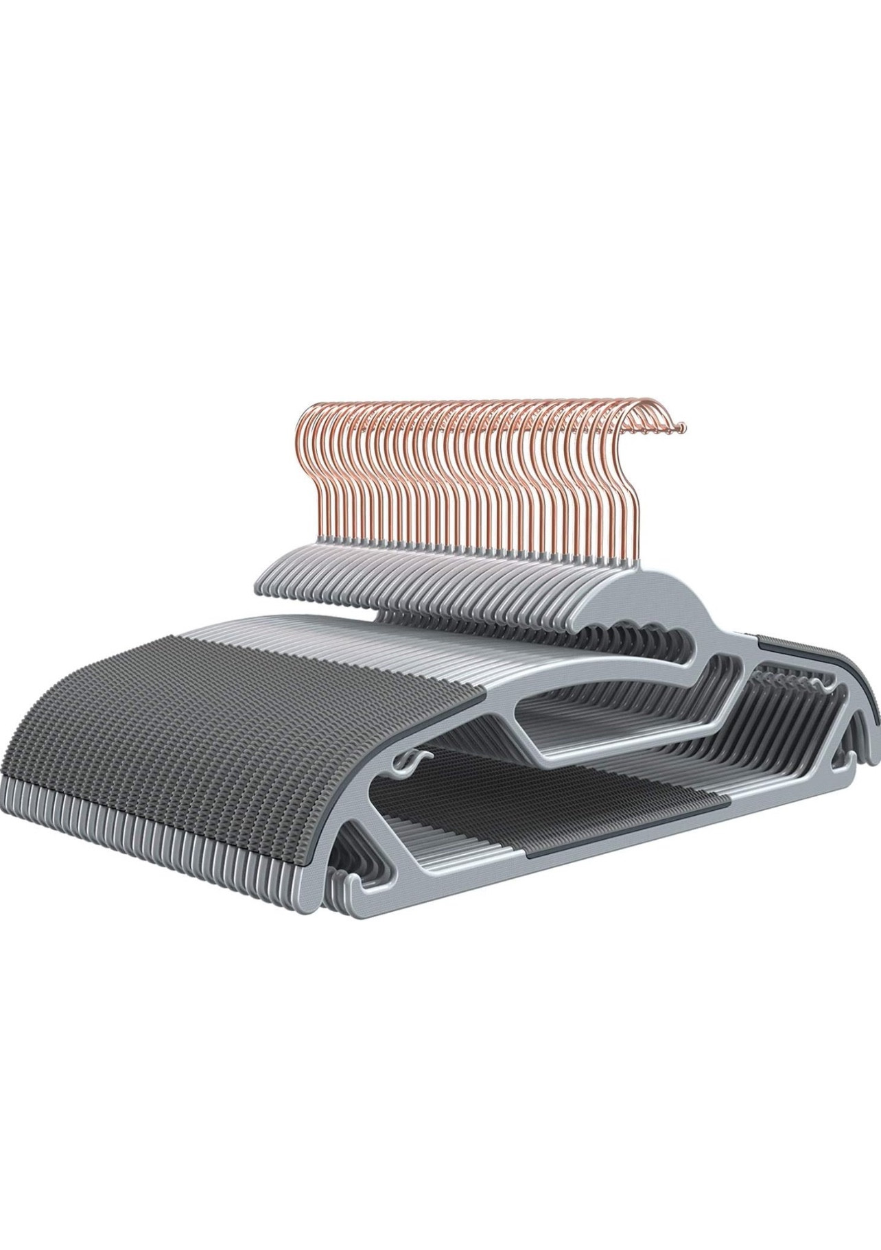A better way to take care of your clothing. Avoid weird bumps in your clothes, stretching the neck of your shirts and clothes falling off the hanger. 

Comes in a 50 pack for $33 on Amazon. Buy now and get a 20% off coupon. 

#LTKhome #LTKmens