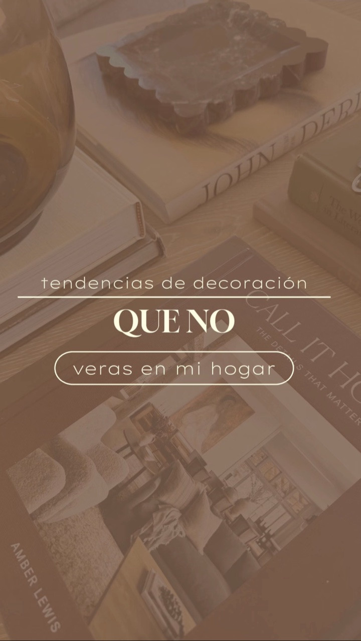Cuál es la tendencia que NO funciona en tu hogar?
Y aunque me gustan estas tres opciones siento que no son funcionales para todos los hogares. En mi caso prefiero decoraciones que no solo se vean bien, sino que también hagan mi vida más fácil y la verdad estas tres tendencias las he probado… pero me han generado mas estrés en mi día a día 

#Home #decoracion #homedecor #mycasa #hogar