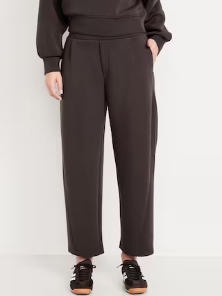 High-Waisted Bounce Fleece Barrel Sweatpants | Old Navy (US)