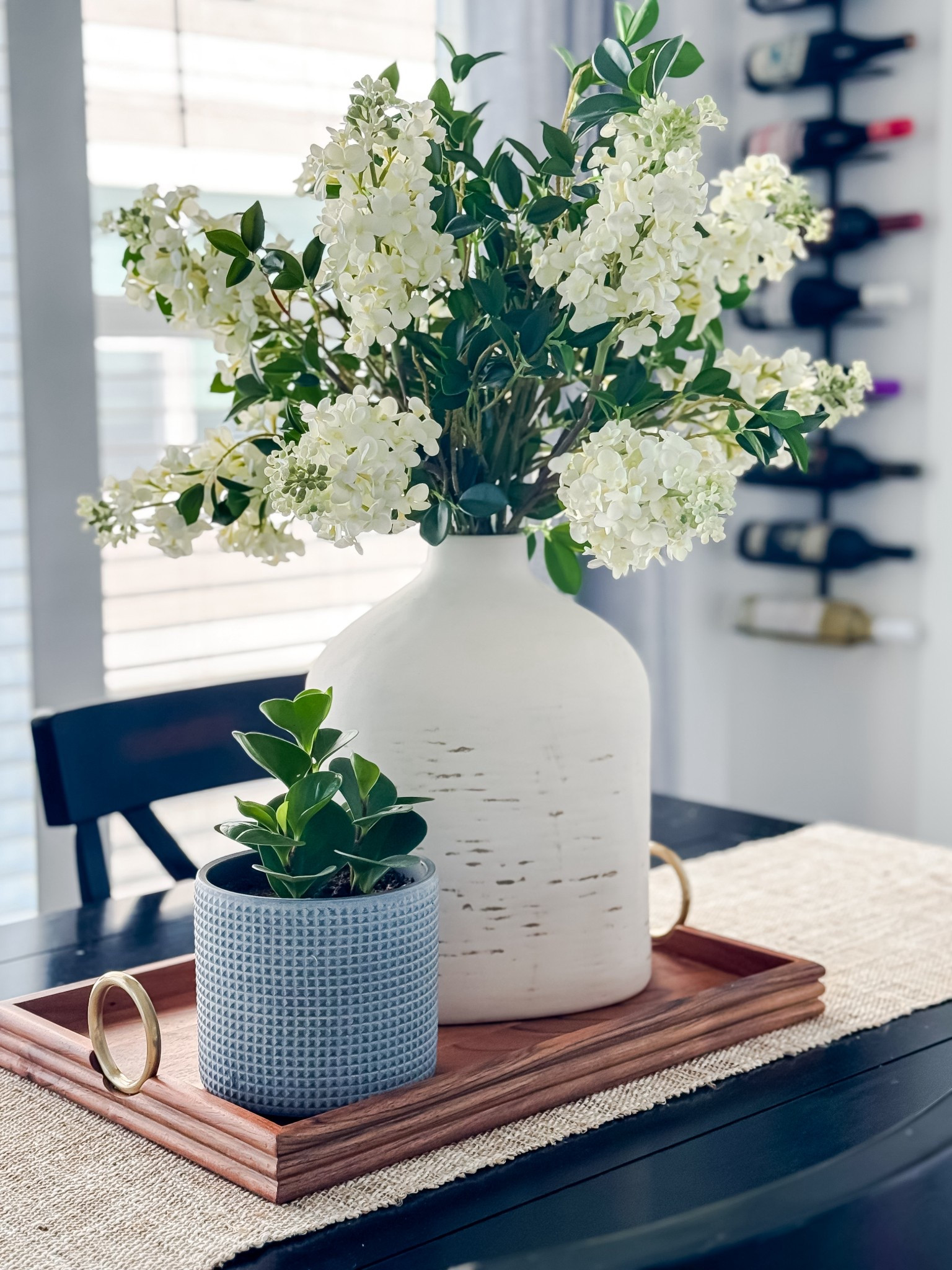 Little bit of a minimal spring refresh. 

Home Decor • Real Touch Florals • Decor Tray • Neutral Home • Aesthetic 

#LTKHome #LTKFindsUnder100 #LTKFamily