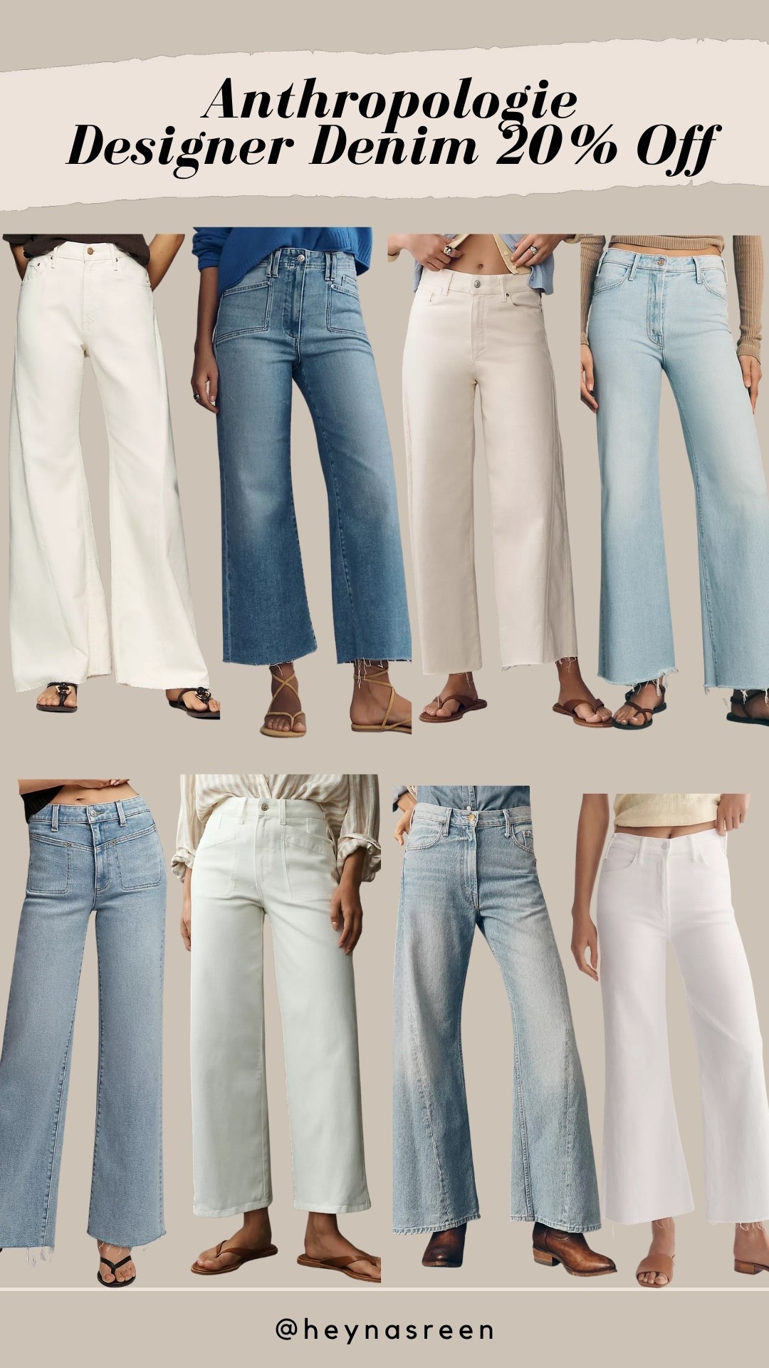 Anthropologie denim favorites on sale now with code NASREEN20

#LTKootd #LTKSeasonal #LTKSaleAlert