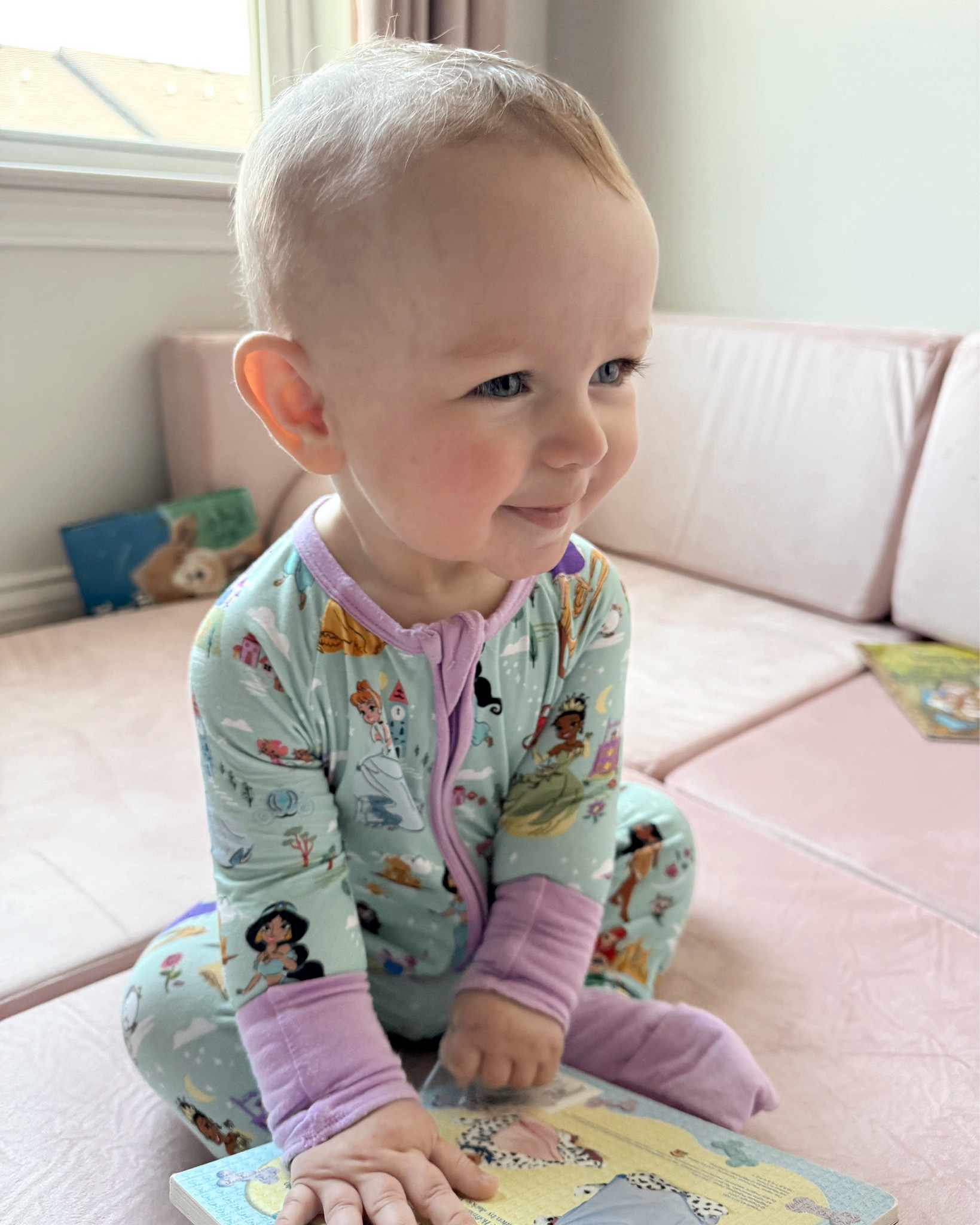 i think Ellie likes her new couch🥹 swipe to see the most precious smile EVER! going to link the couch for yall again since it’s still on sale!

honest opinion: it is smaller than i expected, but that worked out better for us anyways. even though Ellie has an entire room for toys and stuff, i really want to do a LOT with her playroom. right now we keep this couch spread out for her to sit on and play, and she loves it. you can do a lot of builds with this too, so she will enjoy it when she gets older! if the size is what turns you away, you could buy 2 of these for the price you’d pay for other brands! we absolutely love it. i could not recommend enough  

#LTKBaby #LTKHome #LTKSaleAlert
