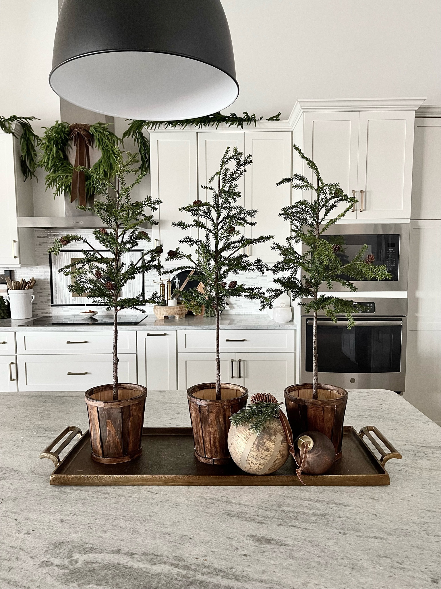 Christmas Decor
Christmas kitchen, Christmas wreath, garland, Sappling spruce trees, gold tray, home decor, decor, Christmas ribbon
#founditonamazon

#LTKHoliday #LTKSeasonal #LTKhome