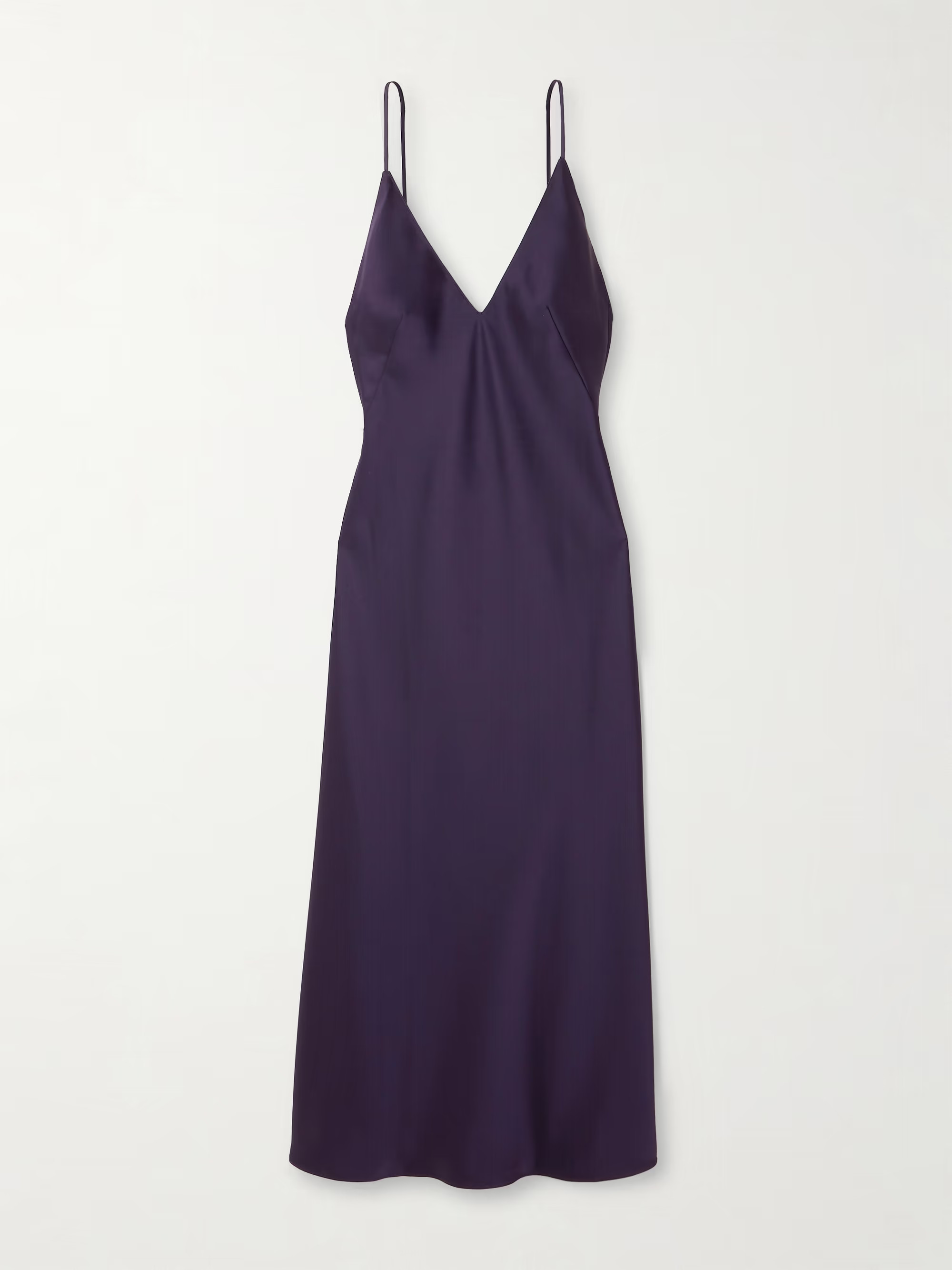 Barb open-back washed-satin midi dress | NET-A-PORTER (UK & EU)