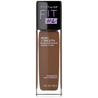 Maybelline Fit Me Dewy + Smooth Foundation SPF 18 - 1 fl oz | Target