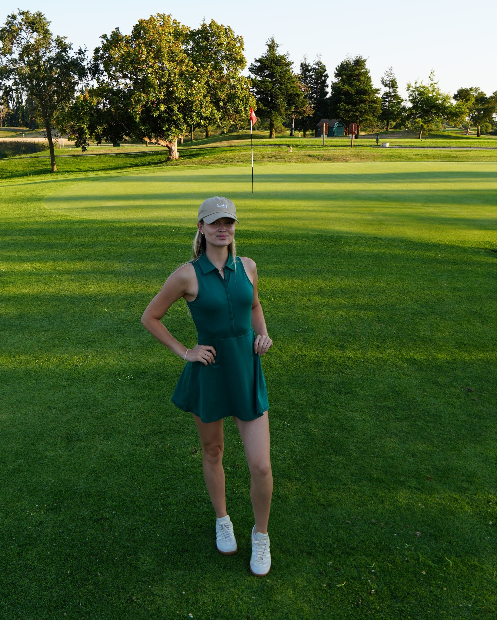 Green Colored Dress 
Size Small 
5'11 

#LTKSeasonal #LTKActive