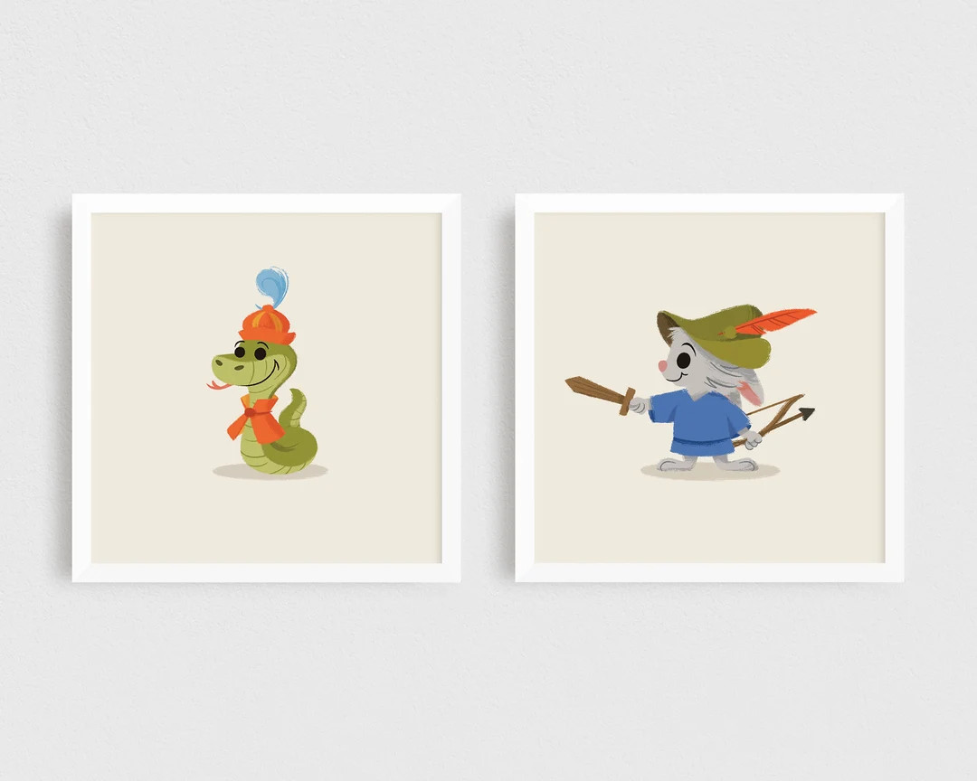 Little Nottingham - Fine art prints - Giclee - Robin Hood | Etsy (US)