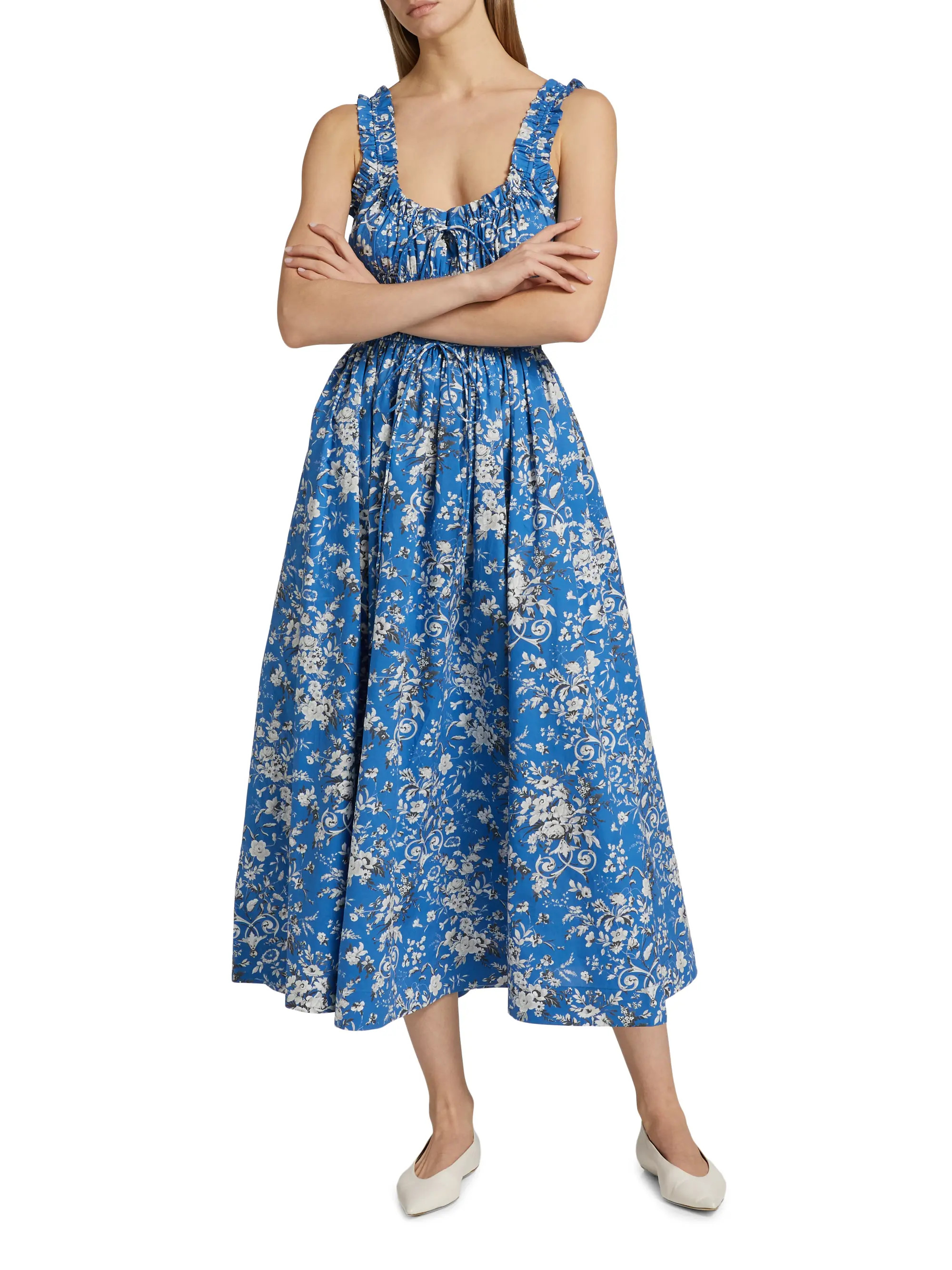 Emmaretta Floral Cotton Cocktail Dress | Saks Fifth Avenue