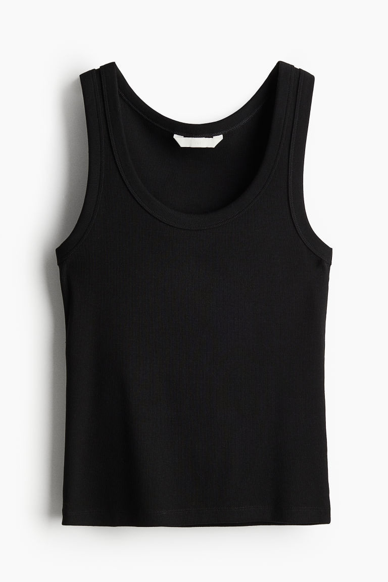 Ribbed vest top | H&M (UK, MY, IN, SG, PH, TW, HK)