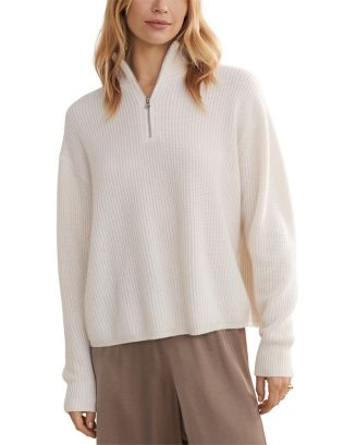 Cashmere Half Zip Sweater | Bloomingdale's (US)
