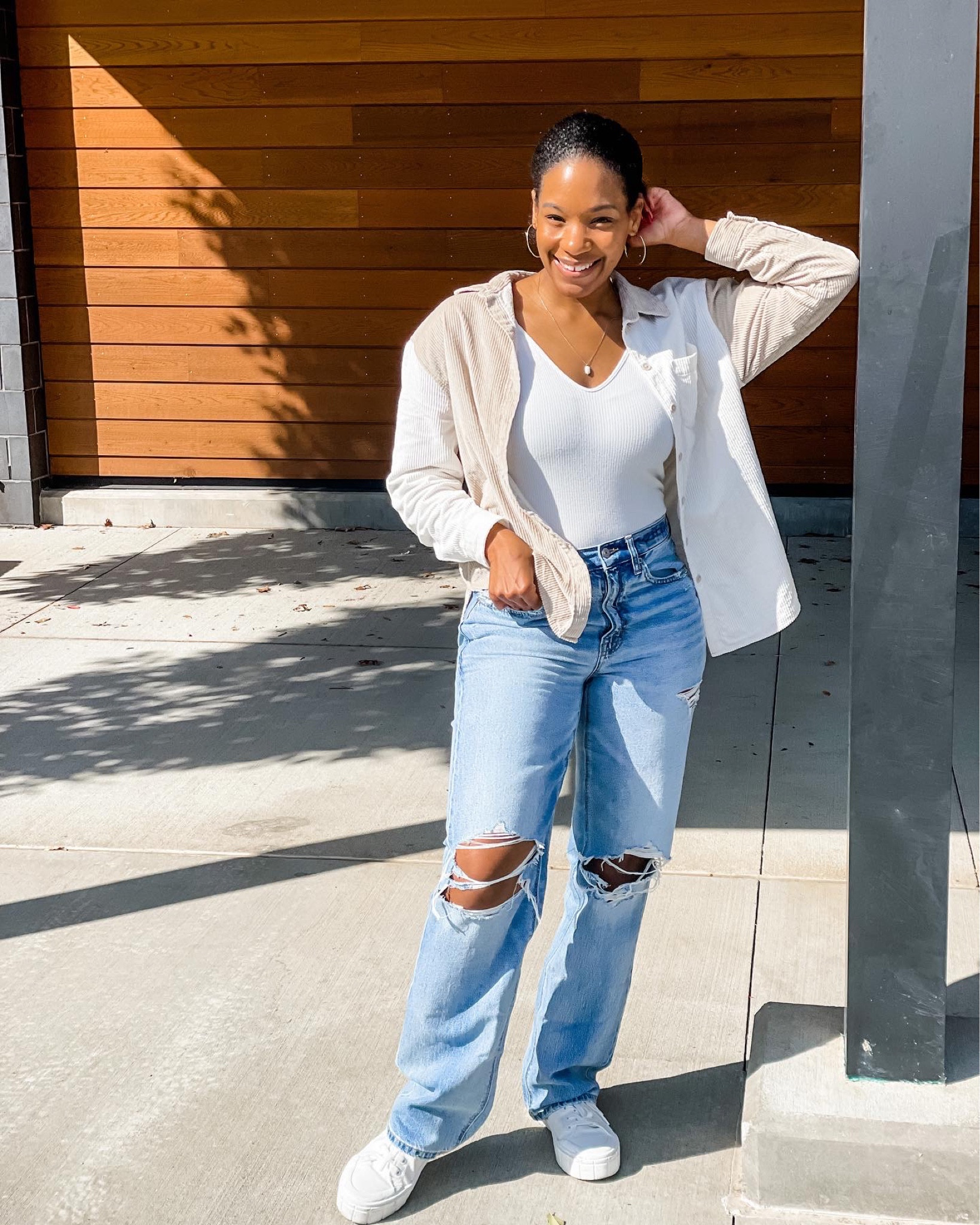 Brunch outfit inspo:
Baggy jeans, white body suit and corduroy oversized shirt .

#LTKunder50 #LTKsalealert #LTKSeasonal