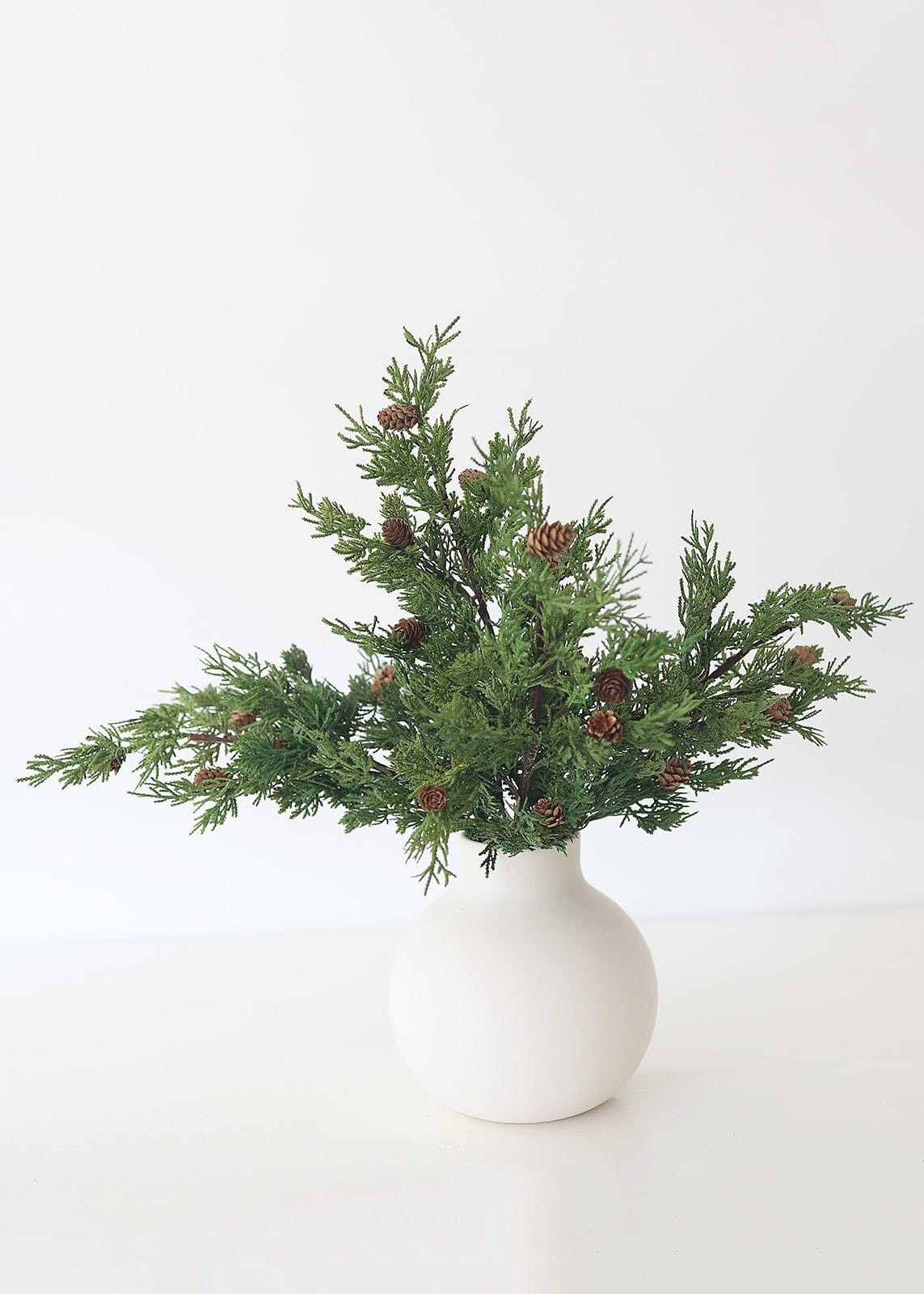 Real Touch Faux Juniper Holiday Greens  - 28 | Afloral (US)