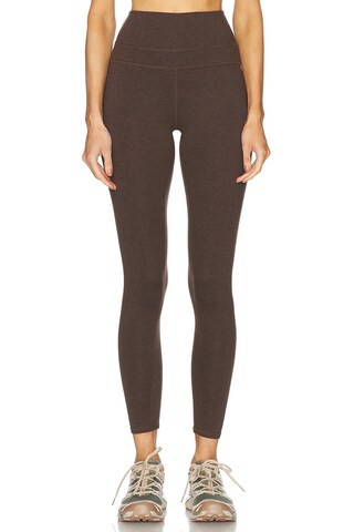 Varley Always Warm Base Layer 25 Legging in Deep Chocolate Marl - Brown. Size XL (also in ). | FWRD 