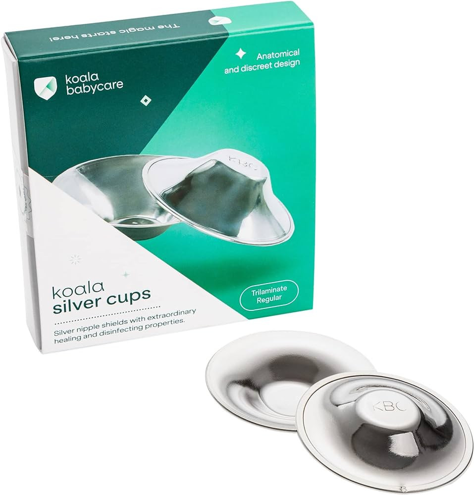 Koala Babycare The Original Silver Nursing Cups - Nipple Shields for Nursing Newborn -Breastfeedi... | Amazon (US)