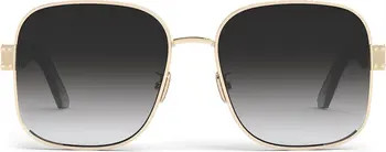 signature S5U 60mm Gold Square Sunglasses | Nordstrom