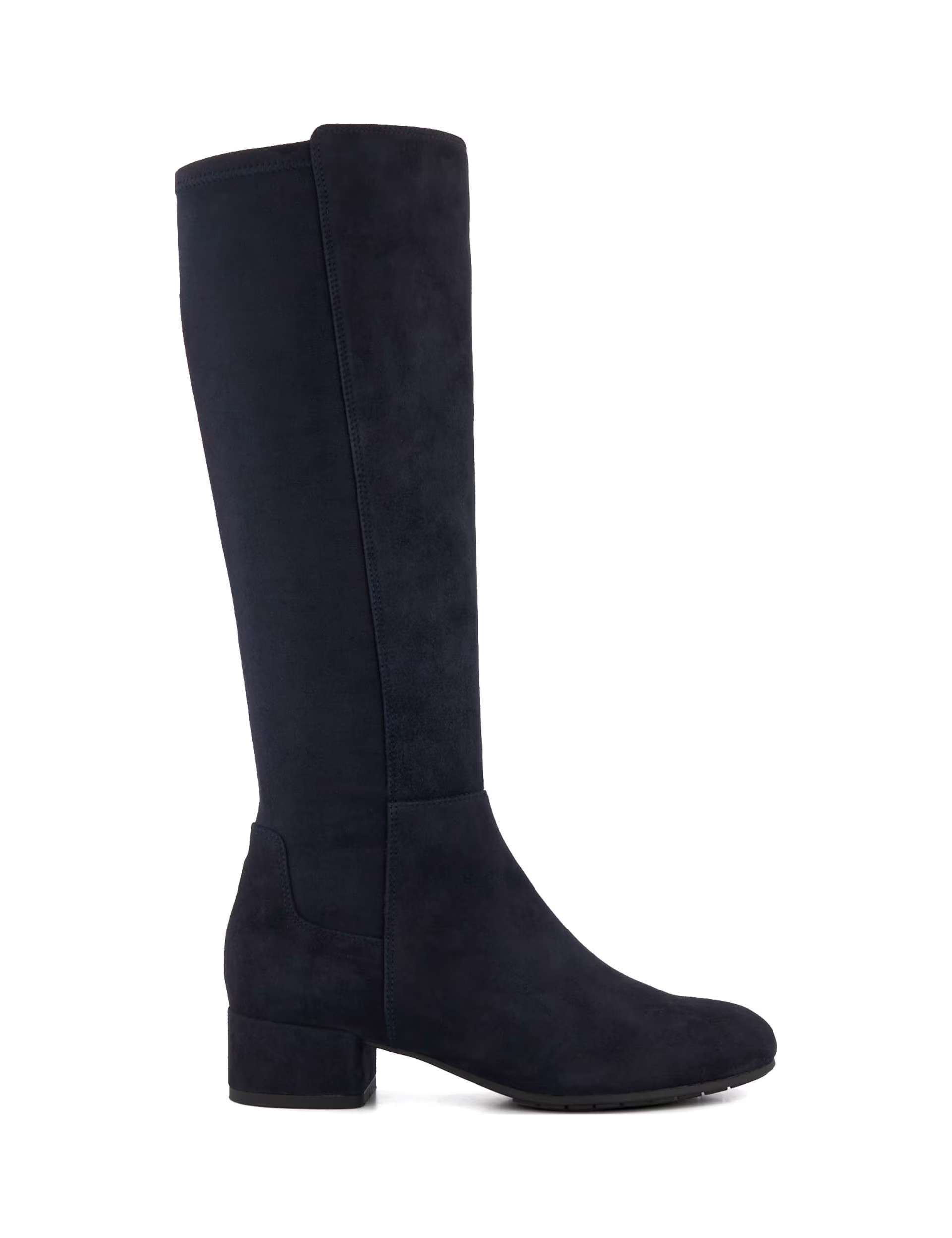 Suede Block Heel Knee High Boots | Marks & Spencer (UK)