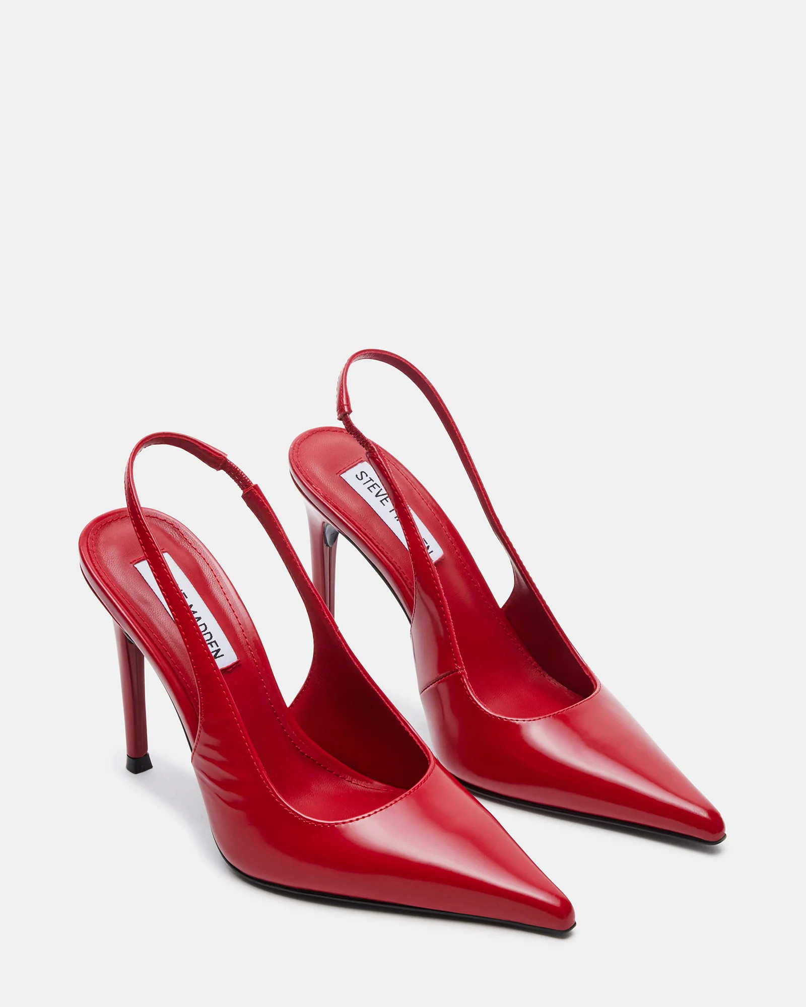 REYES Red Slingback Stiletto Pointed-Toe Pump Women's Heel | Steve Madden (US)