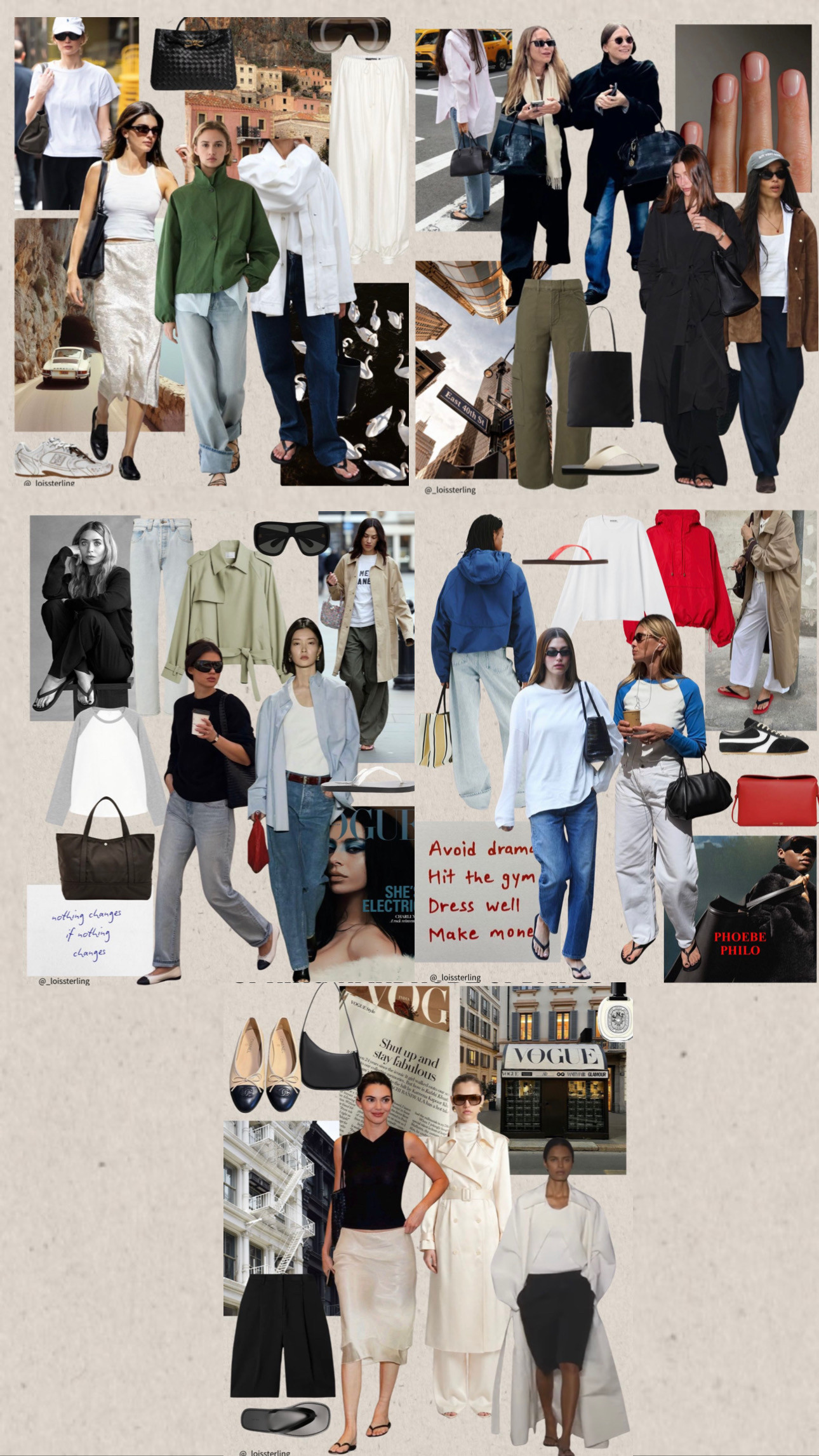  

Spring wardrobe updates 🌻 5 inspo edits, slides of what I’ve recently added to my Spring wardrobe + notes 📝 

📌 I have been pinning Pinterest inspo for months to help with what I wanted to add to my wardrobe for Spring. Mainly my pins have included some of my fav style muses, taking note of how they are dressing for the season & shining the spotlight on runway inspired everyday fashion. 

I have learnt to dress for my lifestyle, which means that I rely heavily on casual, everyday, wearable looks with a focus on comfortable footwear and outfits that are versatile working for more than one occasion. 

When I add to my wardrobe I have this in mind and tend to take the approach of investing in timeless pieces, adding trend lead styles to freshen up my existing piece. I  go to the highstreet for styles I am unsure of or that I don’t think will live in my wardrobe for a long time. The highstreet is the best it’s ever been for quality. It’s the first time, in a long time I have diversified how many highstreet brands i’m shopping from. 

 