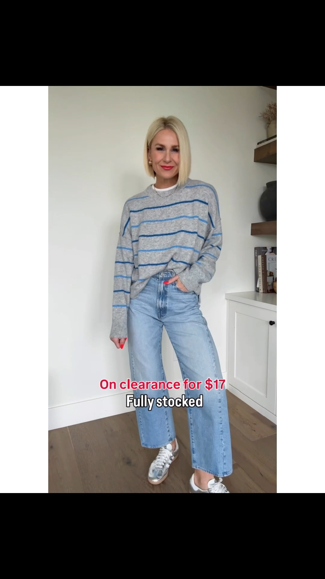 This sweater is on major sale for $17, and available in several sizes! This is the time to grab winter items on major discount.
A few more colors on sale too — the RED is so pretty! 
Fits tts, I’m wearing a medium 

#LTKValentine #LTKOver40 #LTKSaleAlert