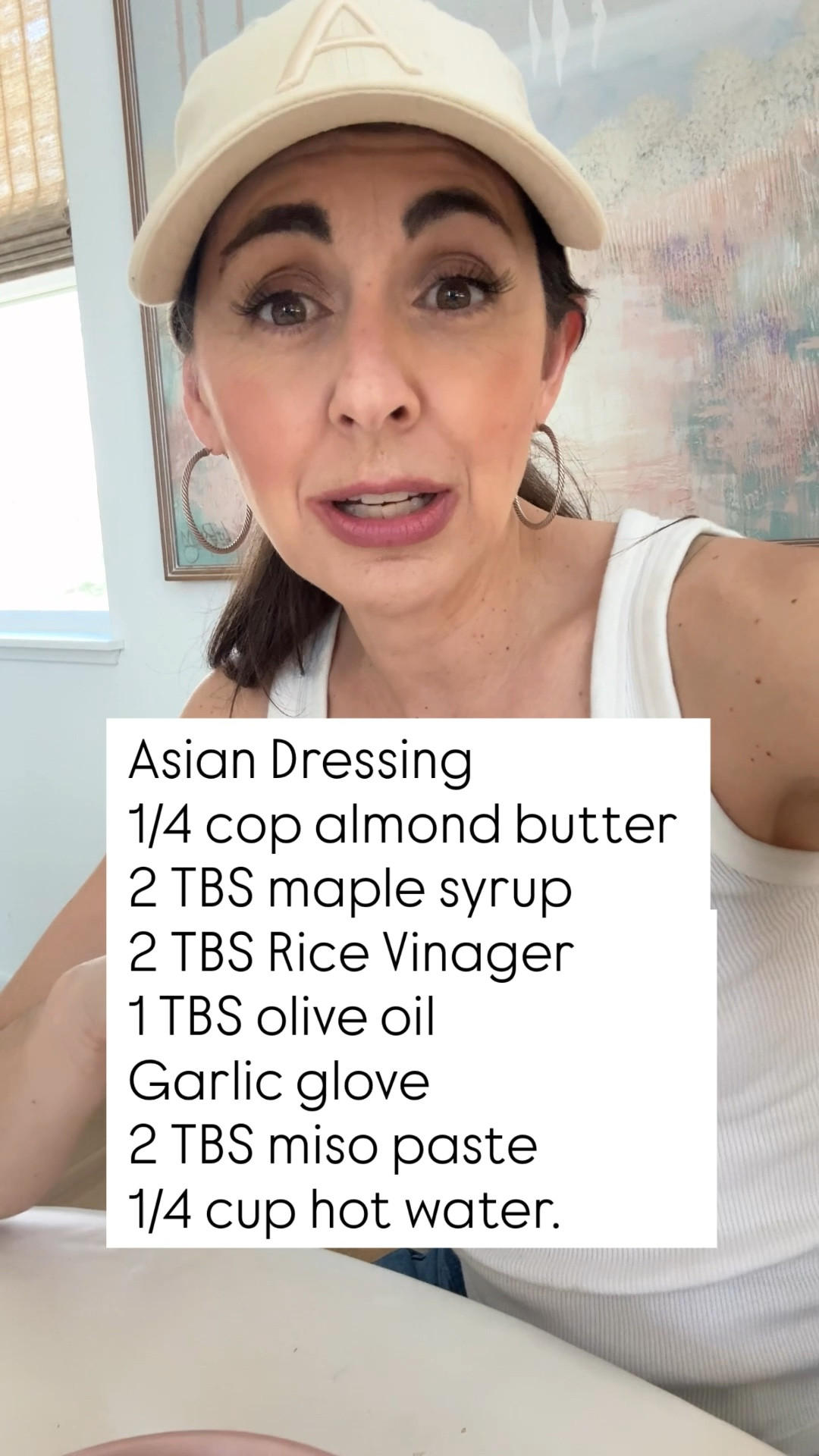 I highly recommend the salad dressing and these white tank tops under $20. They both are great look for less alternatives to the Veronica Beard birke tank top. The tank from target has the same neckline and same detail in the back and the $20 tank is the same buttery soft material. The best of both worlds will cost you $138.