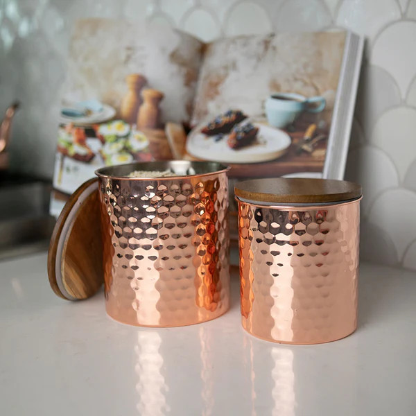 HAMMERED COPPER CANISTERS | Uncommon James