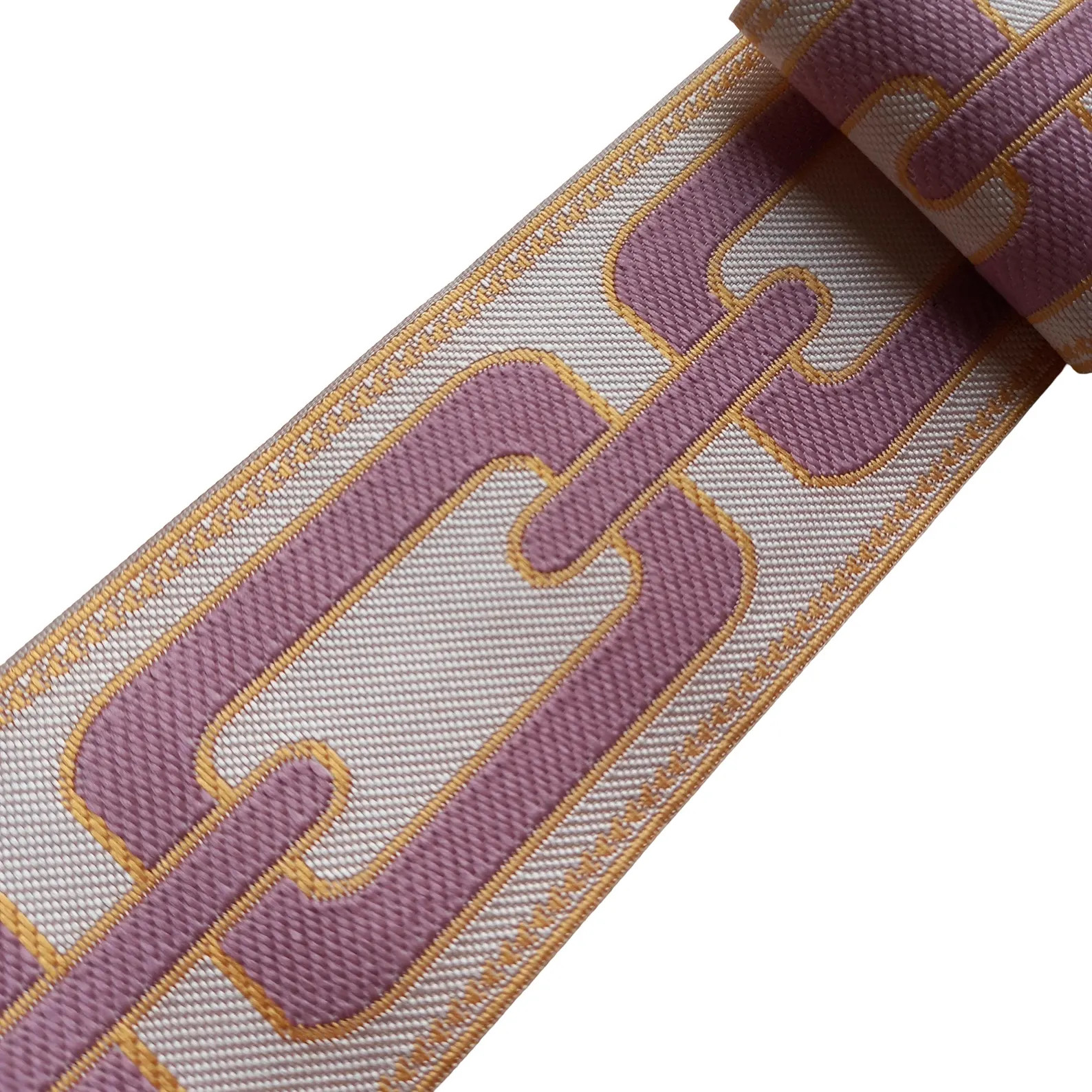 Pink Drapery Trim Wide 2 1/2" 3 1/2", Curtain Ribbon Fabric Tape Chain Link | Etsy (US)