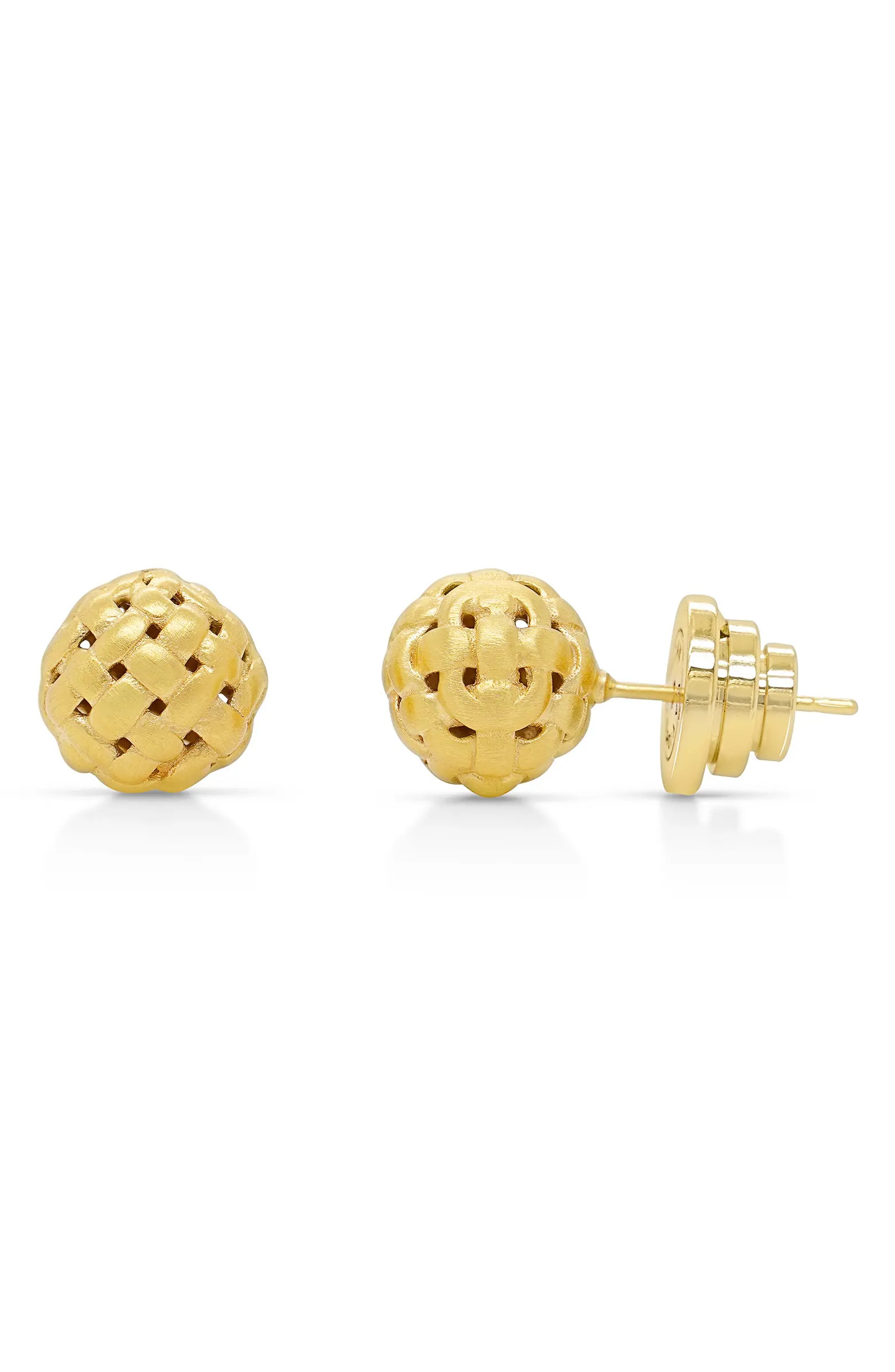 Weave Ball Stud Earrings | Nordstrom