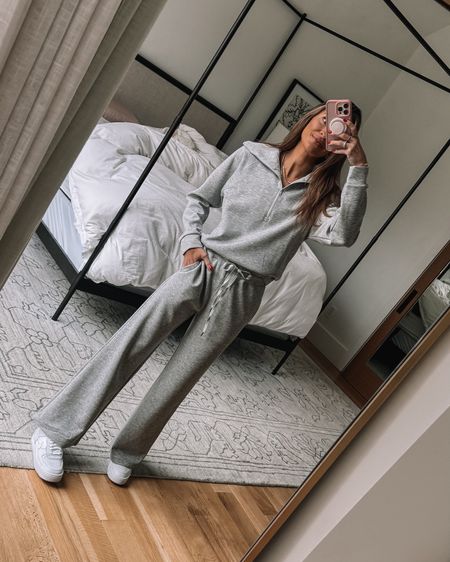 this amazon matching set is under $60 and so comfy!!